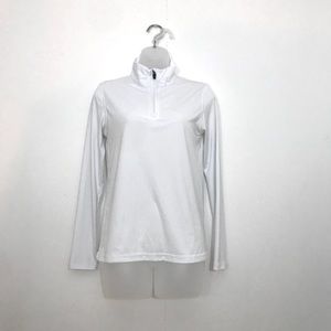 white alo yoga quarter zip pullover